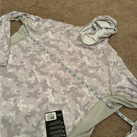 NRS Ice Gray Camo Varial Hoodie - Picture 4 of 11